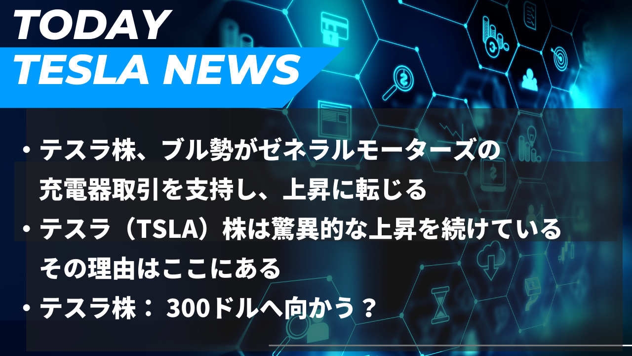 テスラTSLA株は驚異的な上昇を続けているその理由はここにある 300ドルに向かうのか テスラ情報サイト